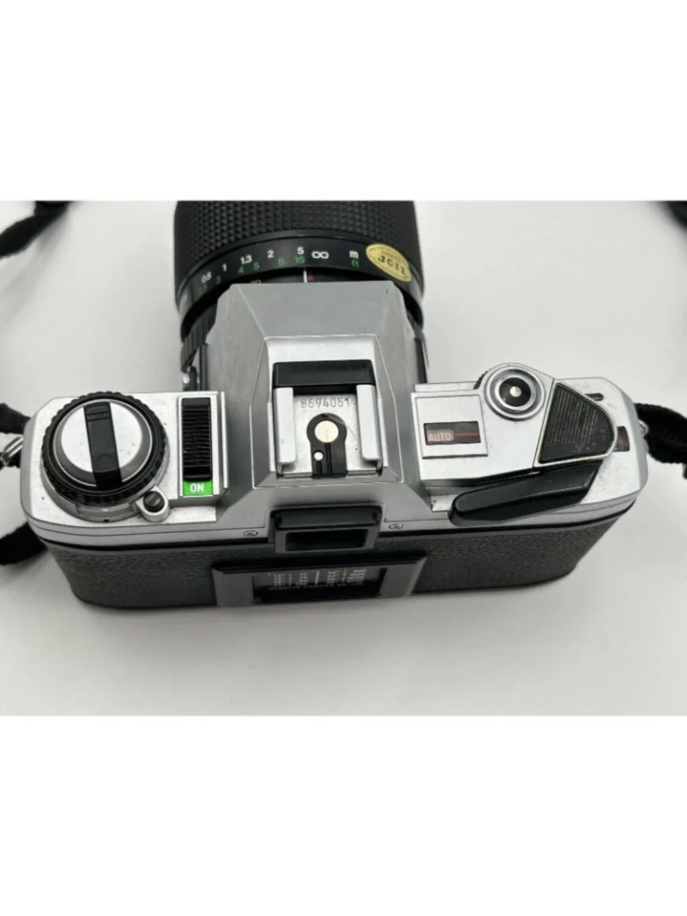 Vintage Minolta X-370 SLR 35mm Camera With Lens And Strap - Untested